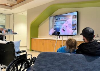 Actor Rain Wilson's virtual visit with Seattle Children's patients and families