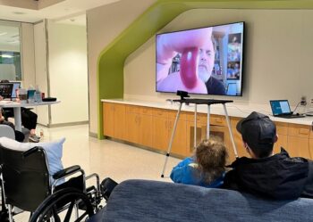 Actor Rain Wilson's virtual visit with Seattle Children's patients and families