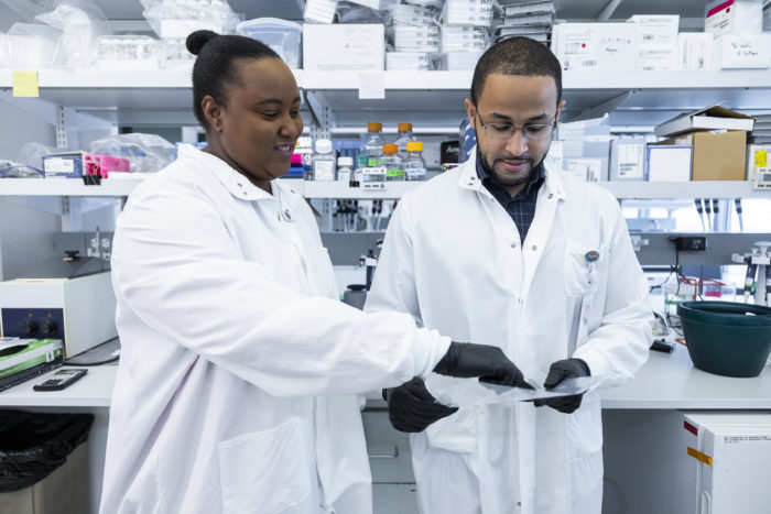 Drs. Alison Williams (left) and Eric Nealy