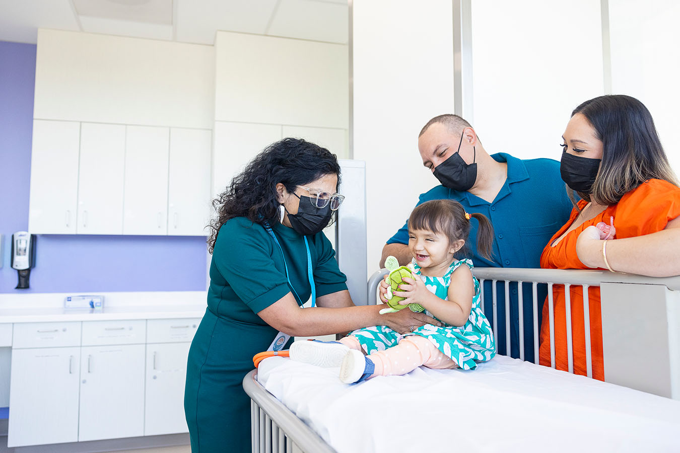 A family speaks to a Seattle Children's provider