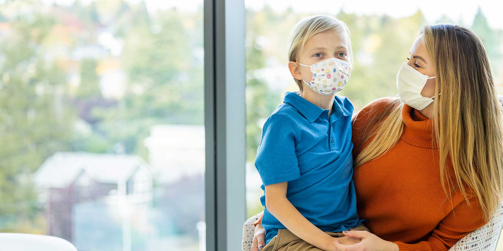 Seattle Children's Heart Transplant patient with his mother