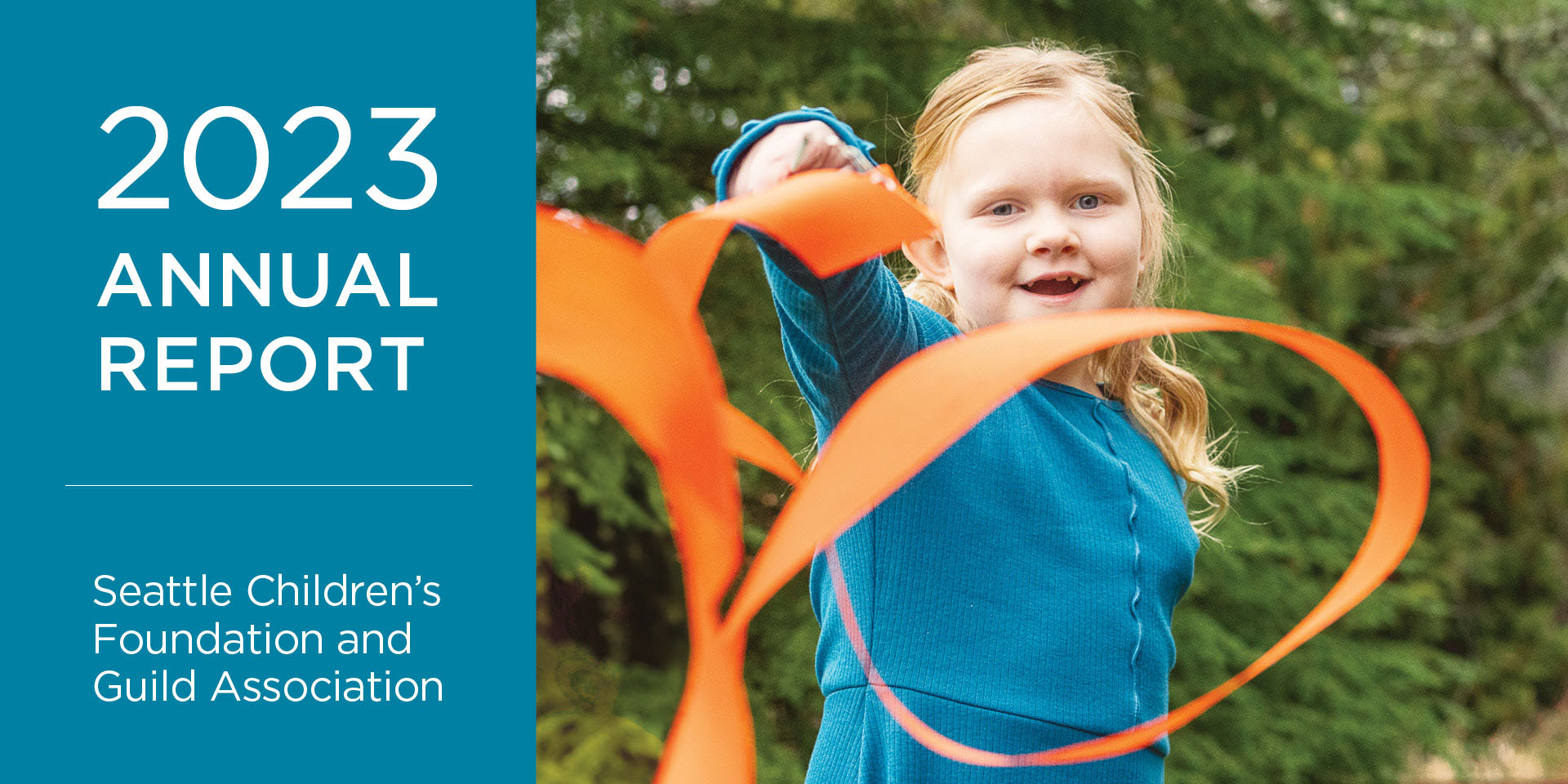 A girl twirling a ribbon