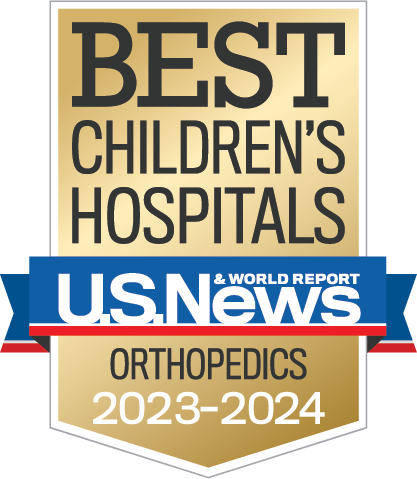 U.S News and World Report named Seattle Children's one of the nation's best children's hospitals for orthopedic care.