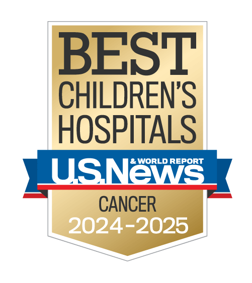 U.S. News and World Report Best Children's Hospitals Badge, Cancer