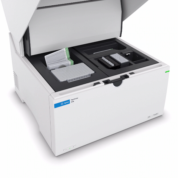 Infographic showing workflow of Agilent 4200 TapeStation 